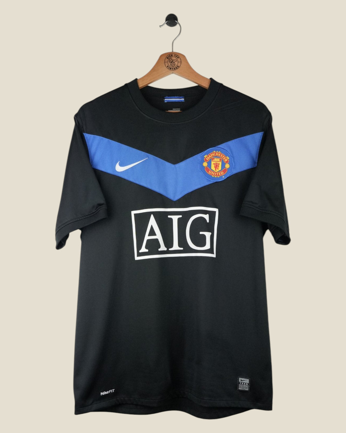 MANCHESTER UNITED 2009/10 J.S.PARK AWAY SHIRT (M) NIKE