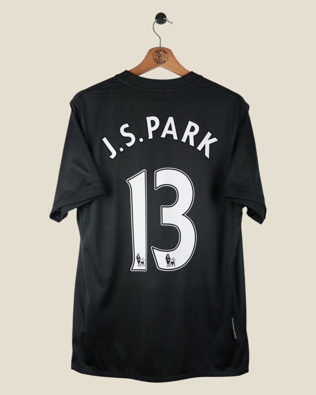 MANCHESTER UNITED 2009/10 J.S.PARK AWAY SHIRT (M) NIKE