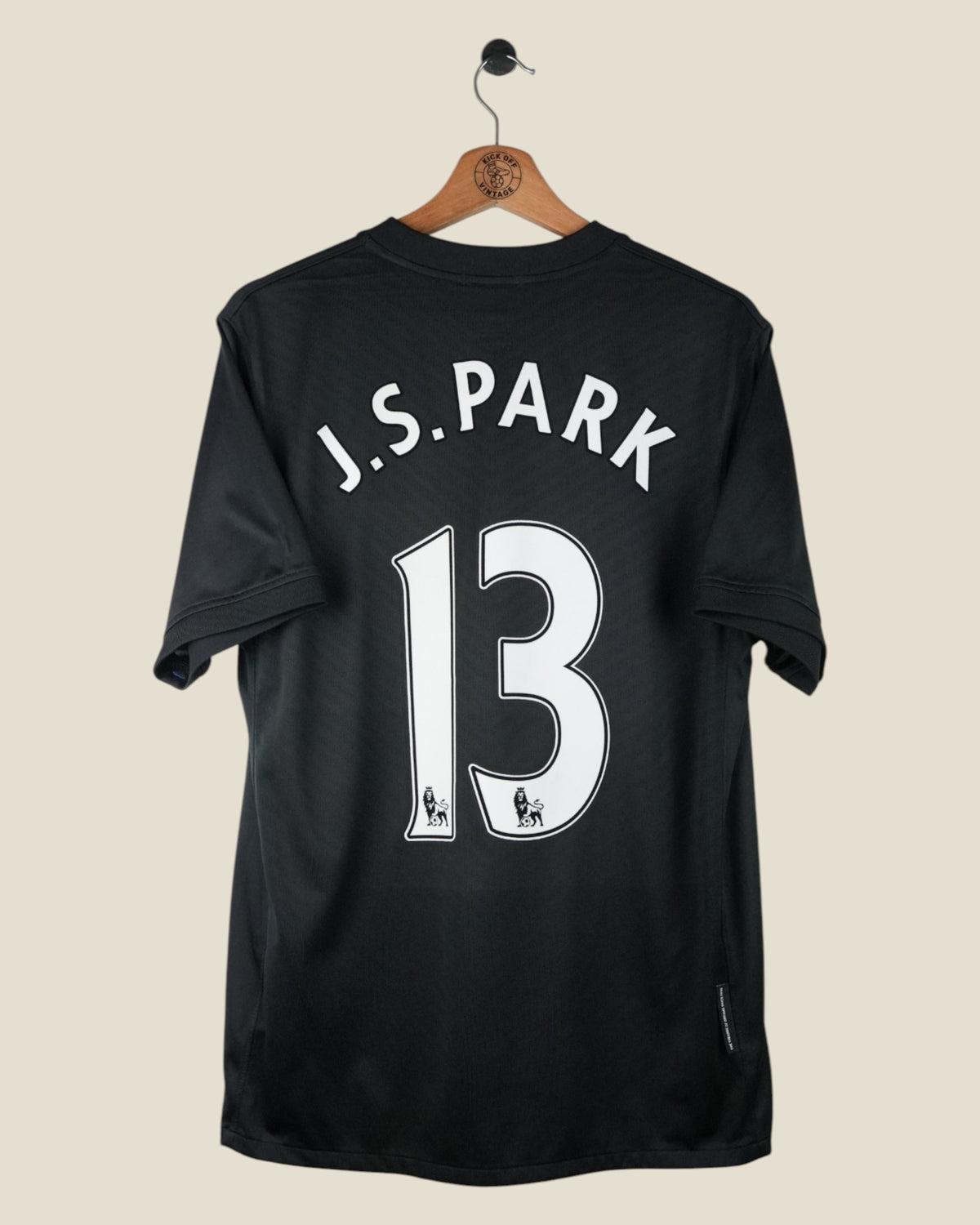 MANCHESTER UNITED 2009/10 J.S.PARK AWAY SHIRT (M) NIKE