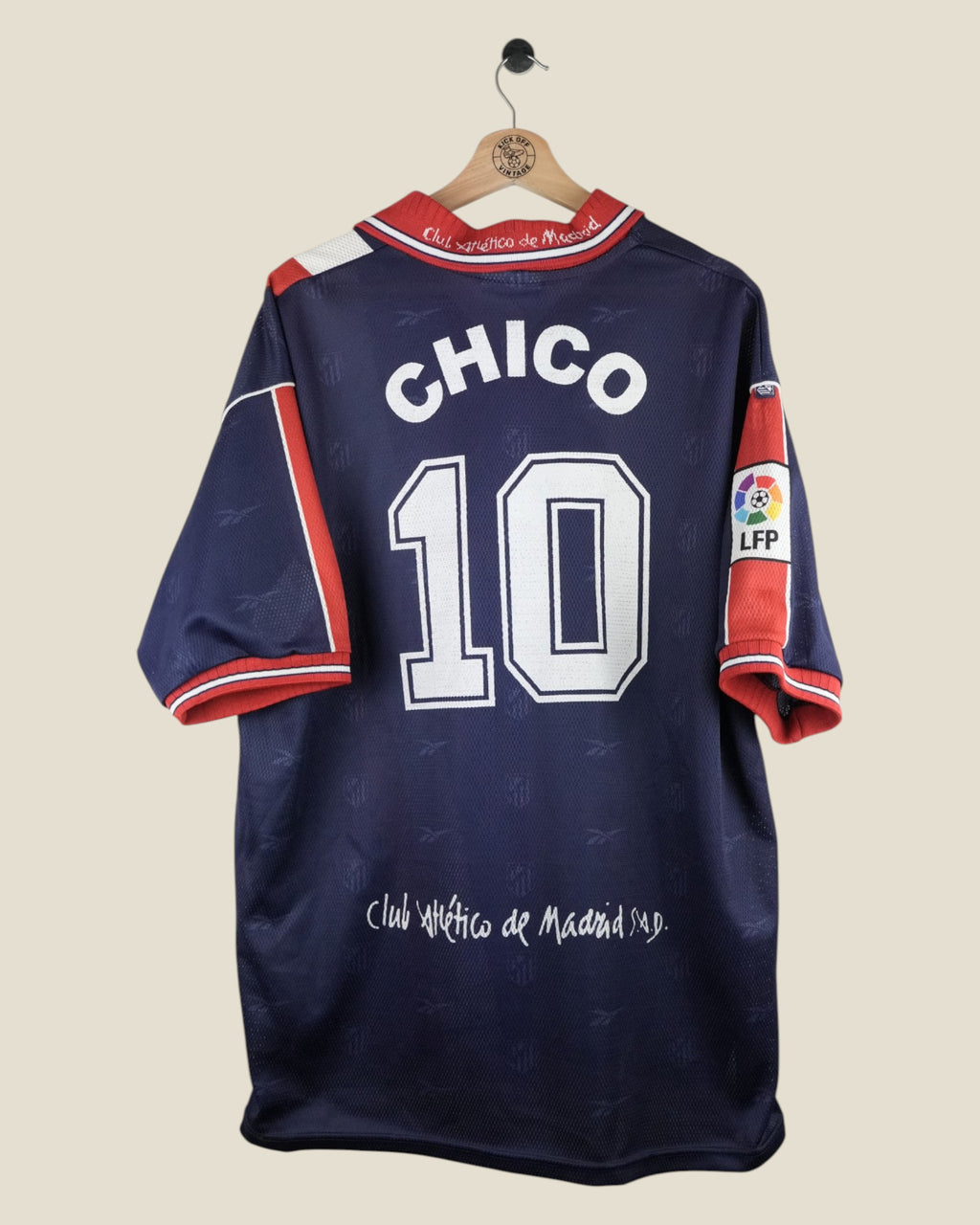 ATLETICO MADRID 1999/00 AWAY SHIRT (XL) REEBOK