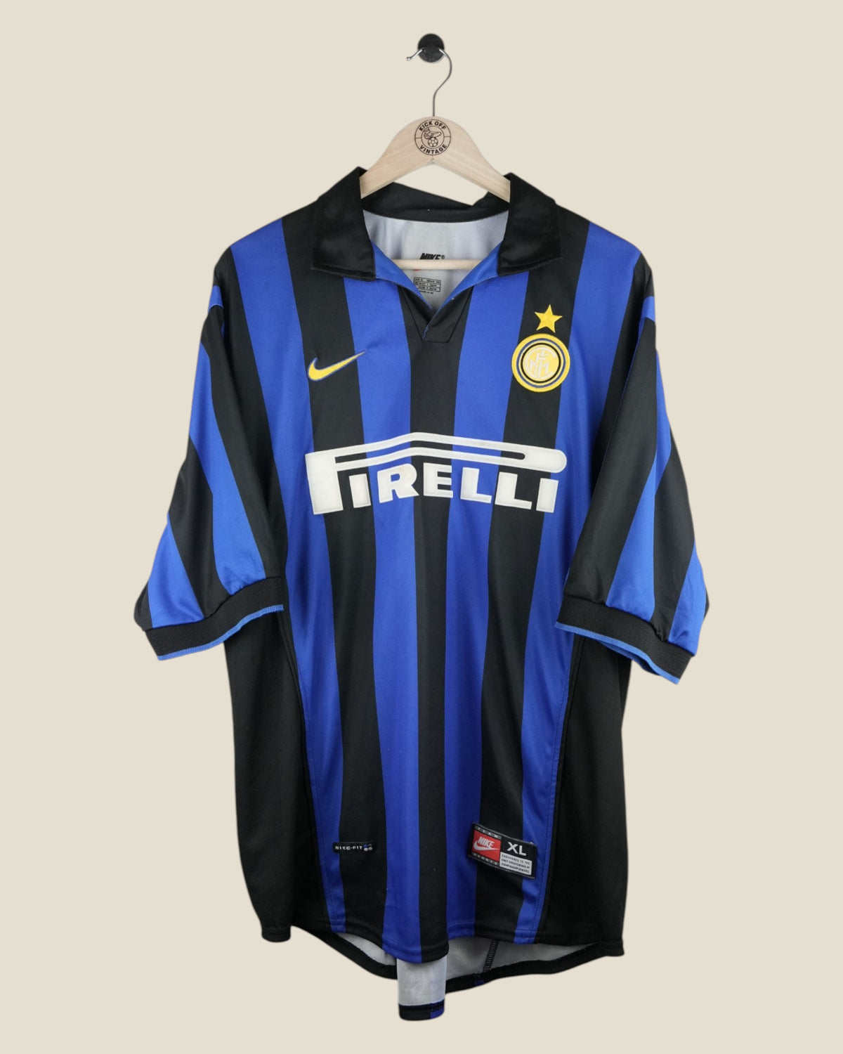 INTER MILAN 1998/99 DJORKAEFF HOME SHIRT (XL) NIKE