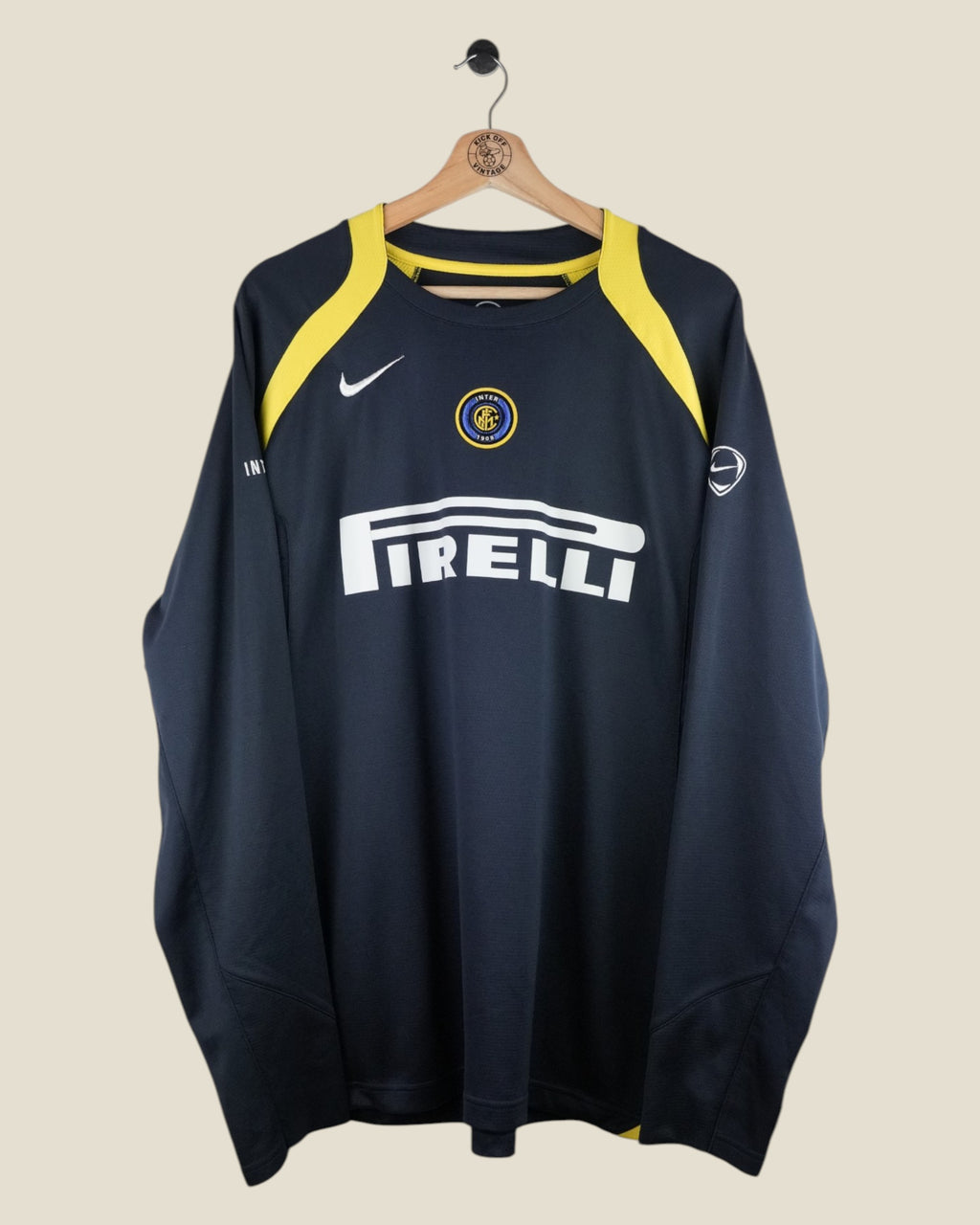 INTER MILAN 2005/06 TRAINING SHIRT L/S (XL) NIKE