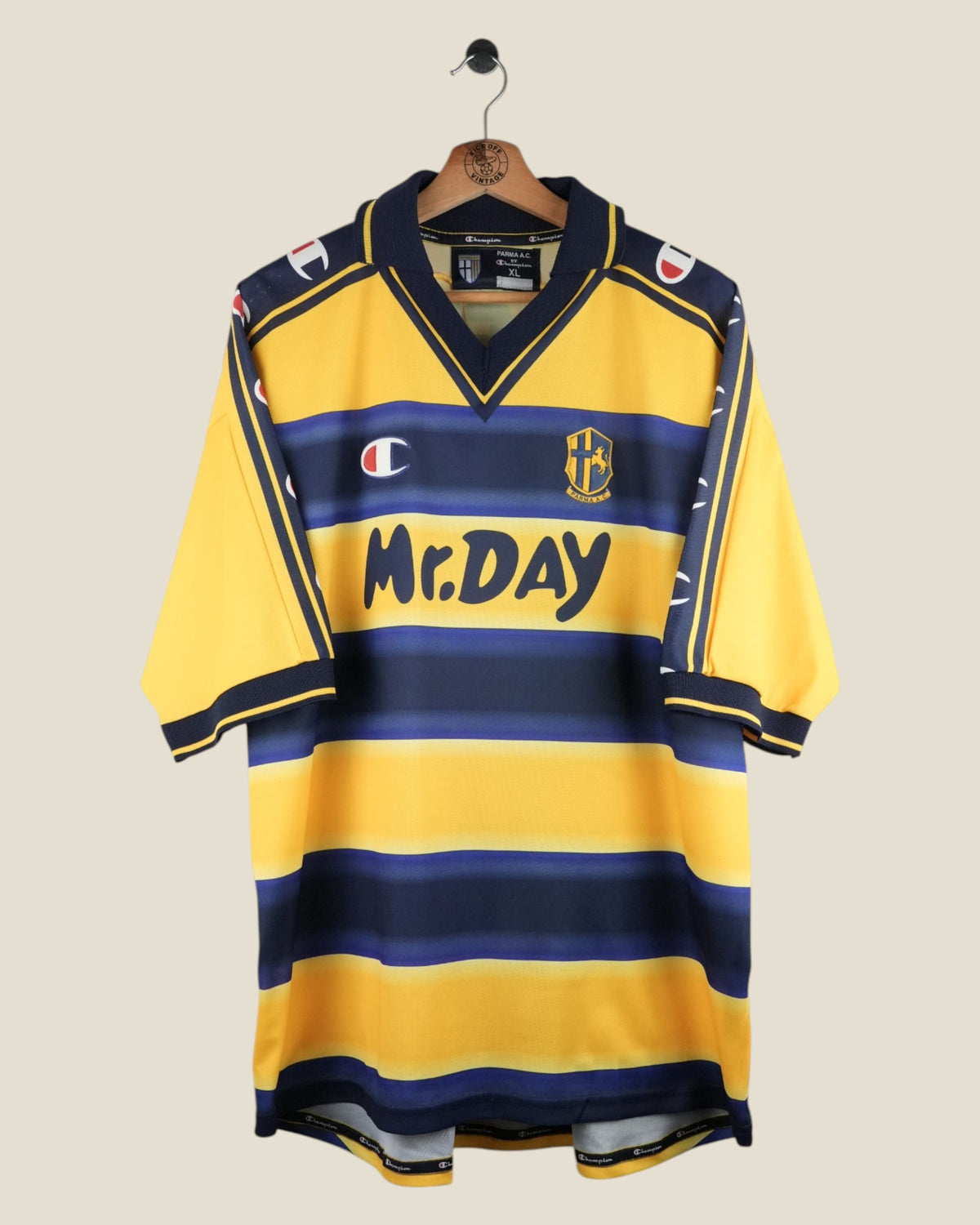 PARMA 2000/01 ALMEYDA HOME SHIRT V2 (XL) CHAMPION