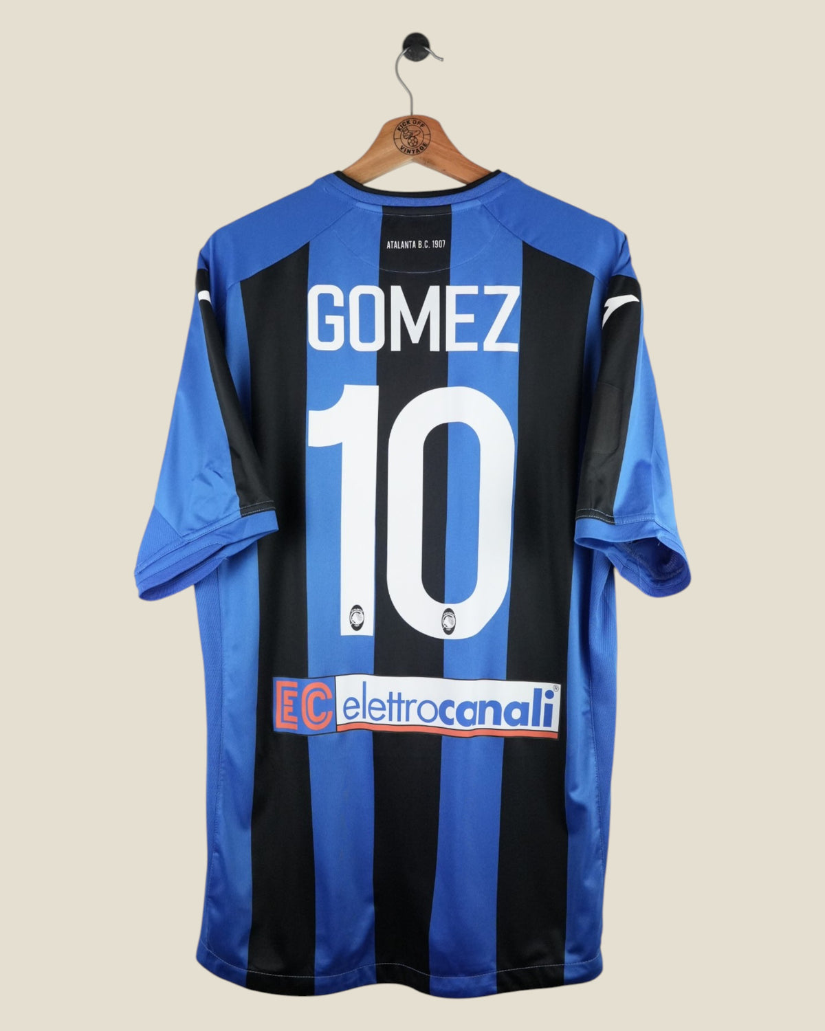 ATALANTA 2017/18 GOMEZ HOME SHIRT (XL) JOMA