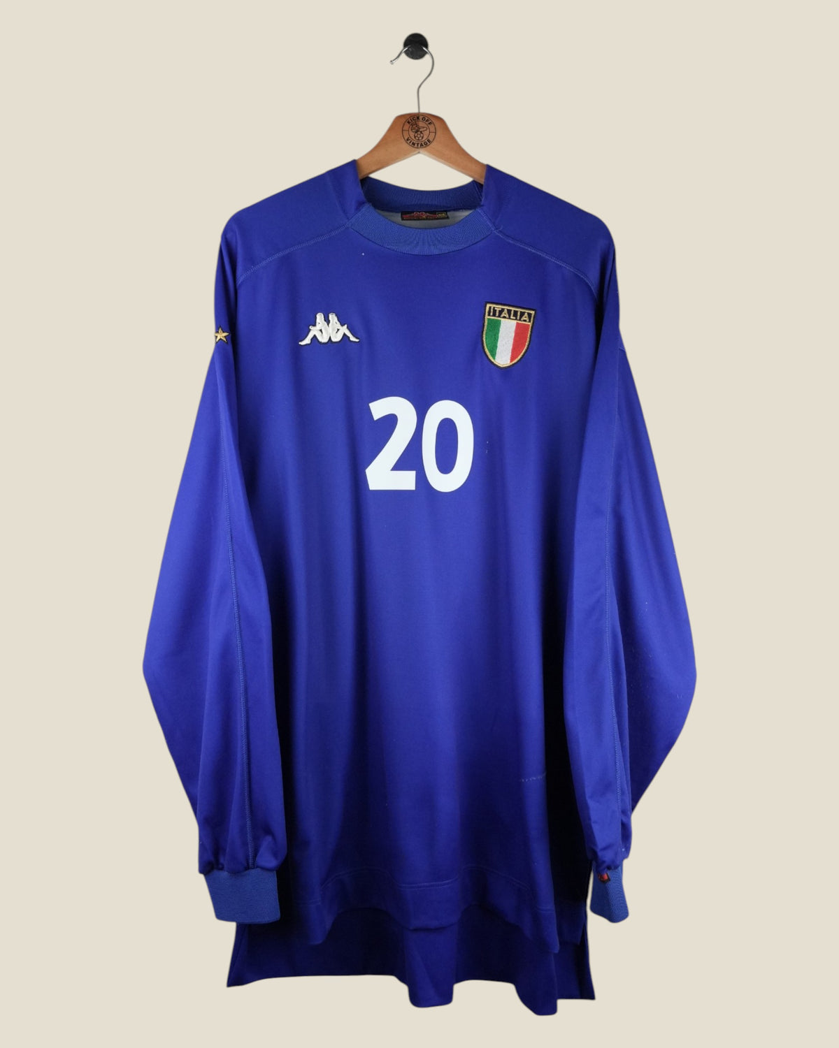 ITALY 1999 TOTTI HOME SHIRT L/S (XXL) KAPPA