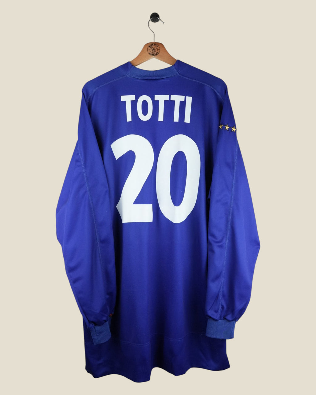 ITALY 1999 TOTTI HOME SHIRT L/S (XXL) KAPPA
