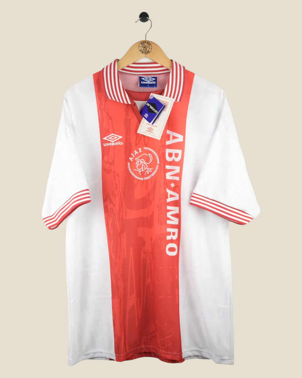 AJAX 1996/97 HOME BNWT SHIRT (XL) UMBRO