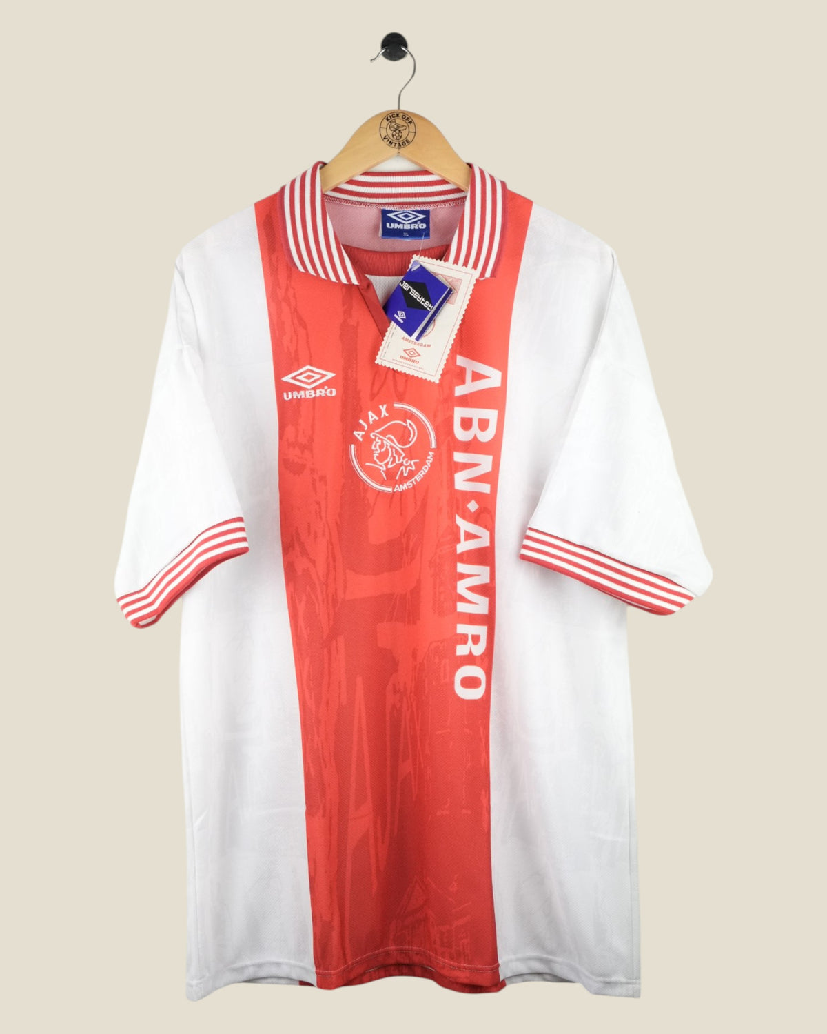 AJAX 1996/97 HOME BNWT SHIRT (XL) UMBRO