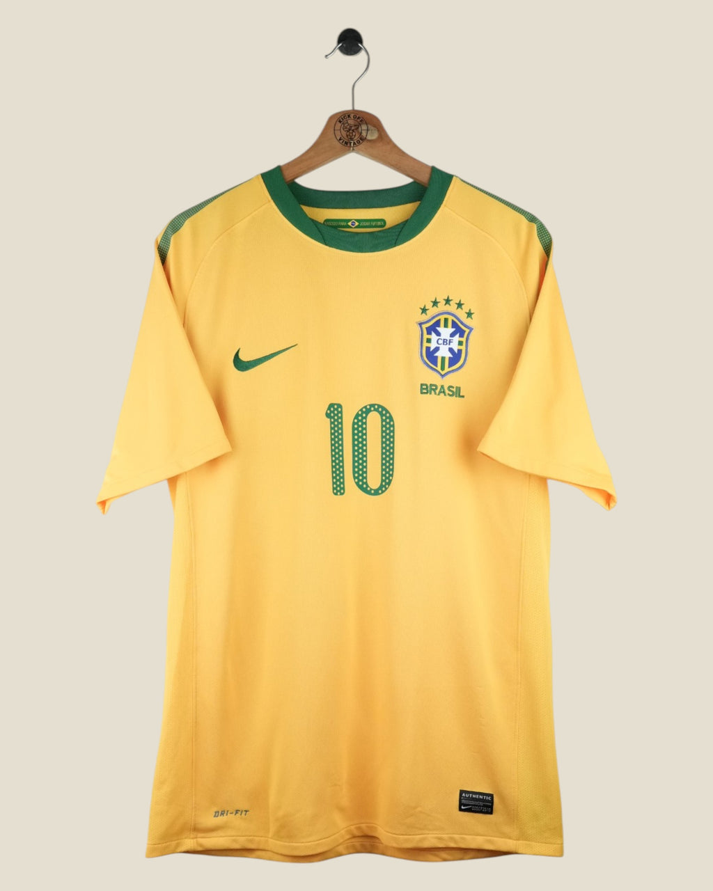 BRAZIL 2010 KAKA HOME SHIRT (M) NIKE