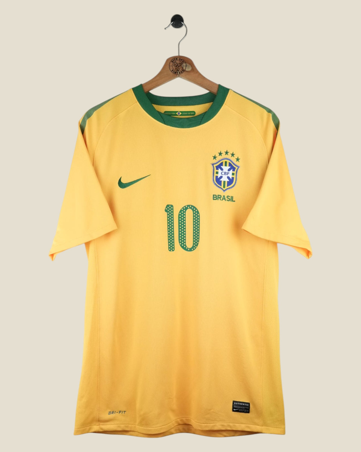 BRAZIL 2010 KAKA HOME SHIRT (M) NIKE