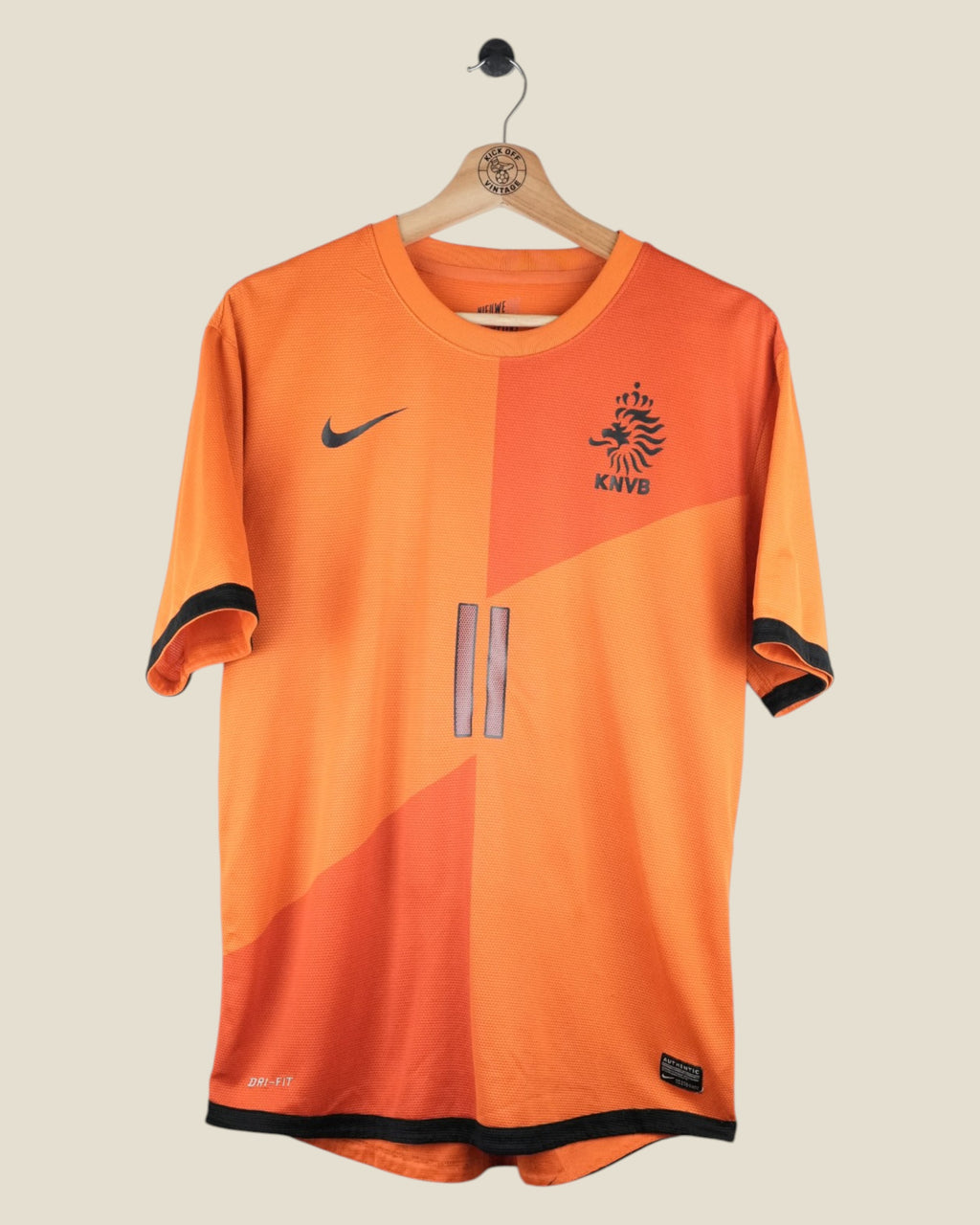 NETHERLANDS 2012 ROBBEN HOME SHIRT (M) NIKE