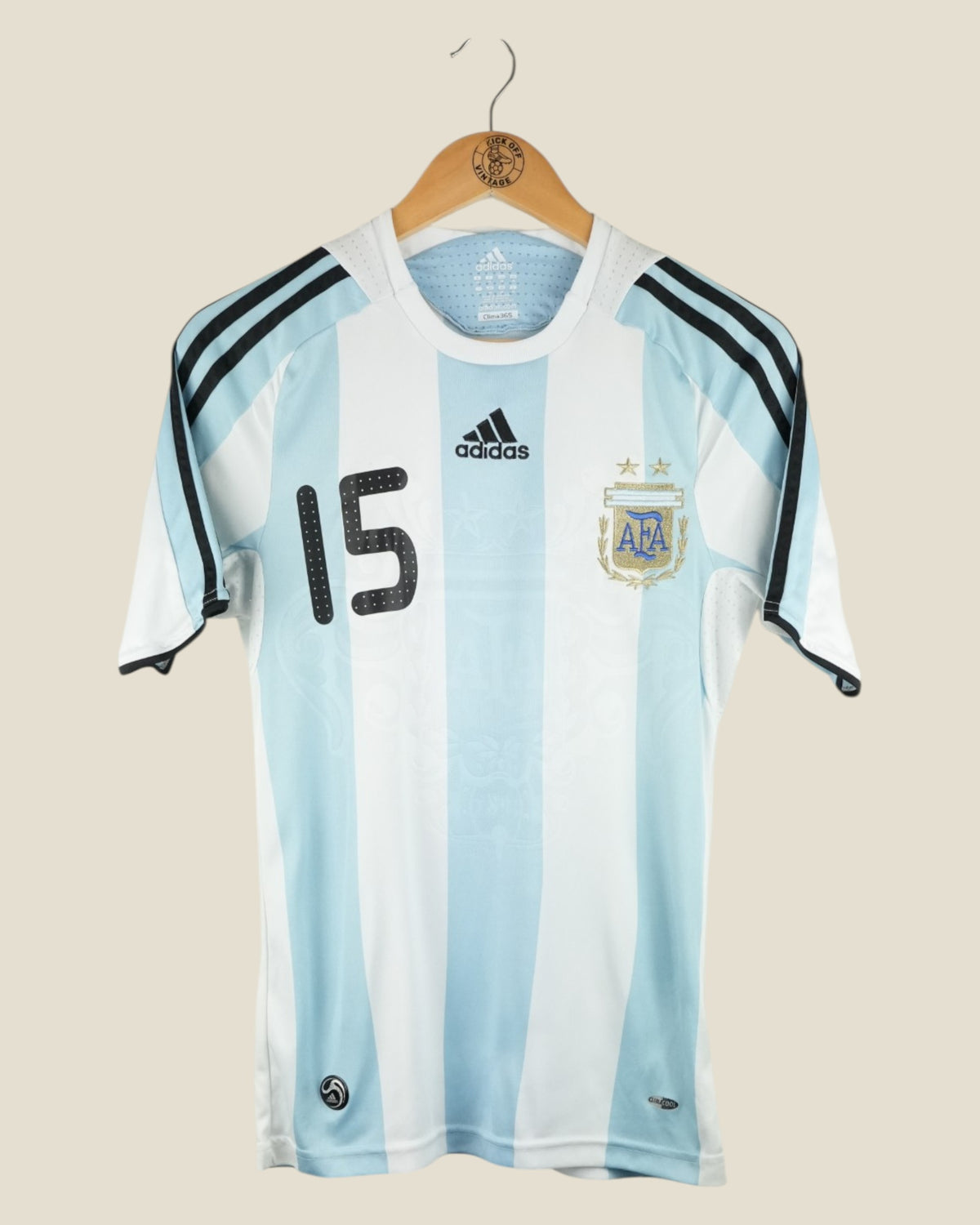 ARGENTINA 2008 MESSI HOME SHIRT (XS) ADIDAS