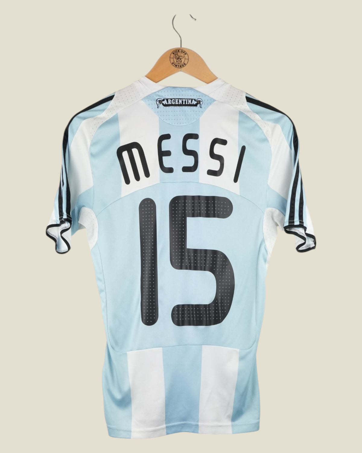ARGENTINA 2008 MESSI HOME SHIRT (XS) ADIDAS