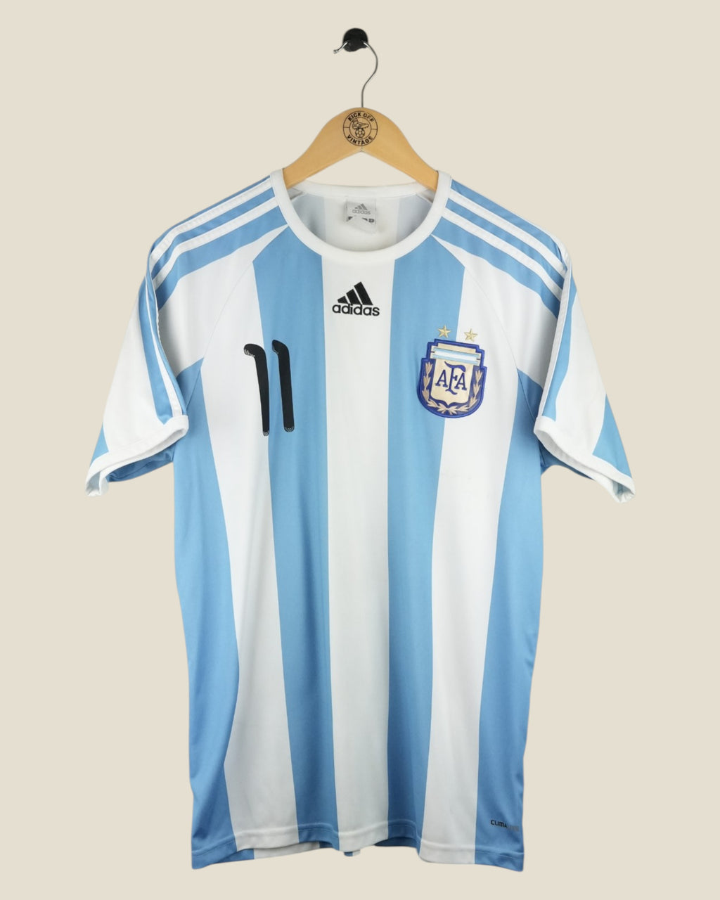 ARGENTINA 2010 TEVEZ BASIC HOME SHIRT (M) ADIDAS
