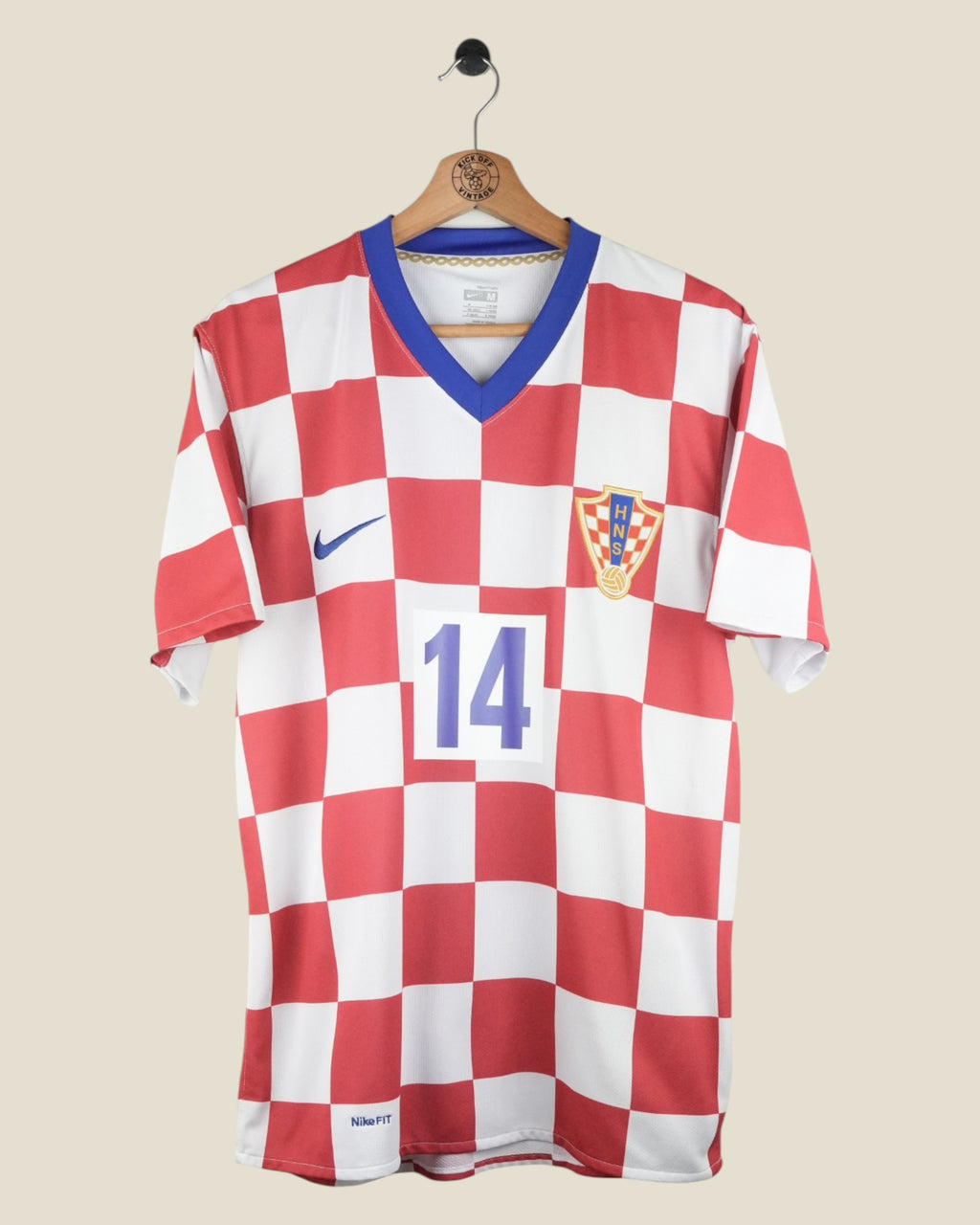 CROATIA 2008 MODRIC HOME SHIRT (M) NIKE