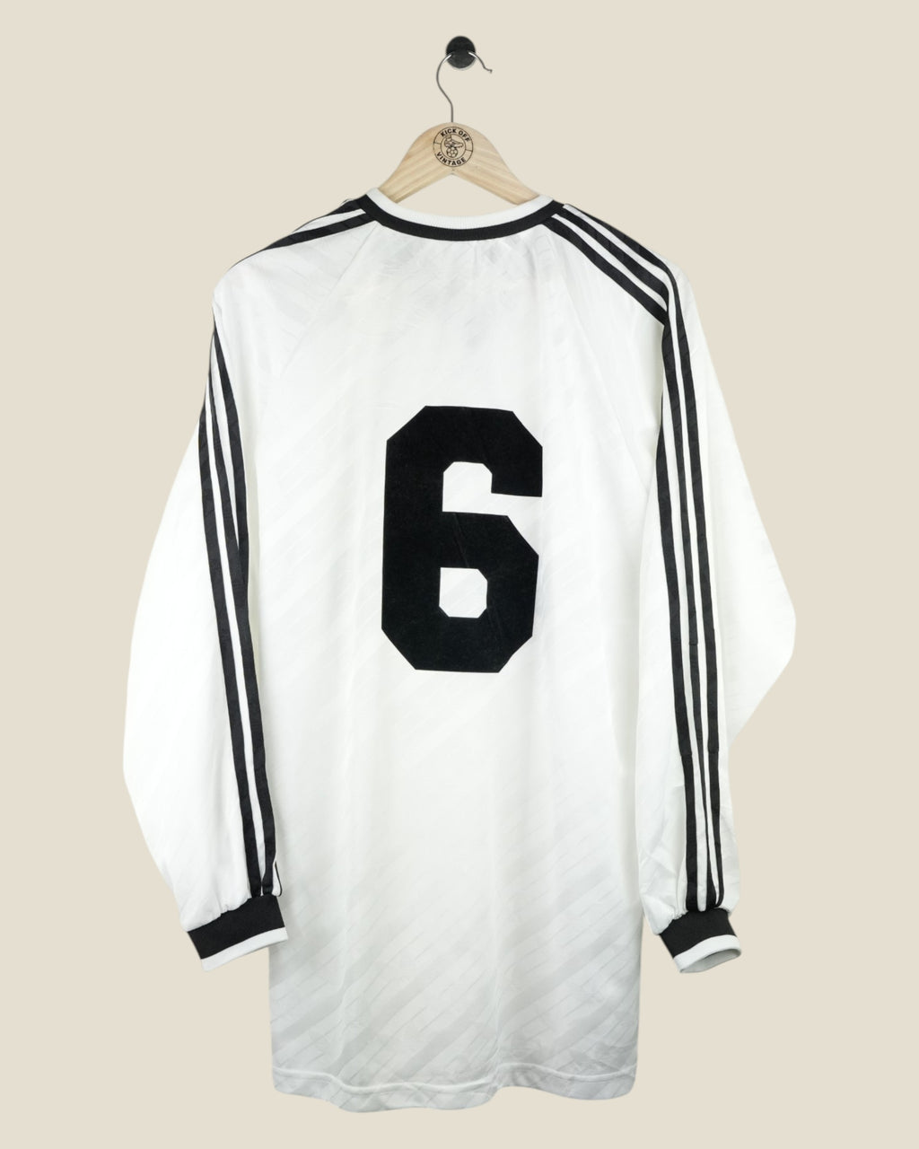 BESIKTAS 1995/96 #6 HOME ISSUED SHIRT (L) ADIDAS