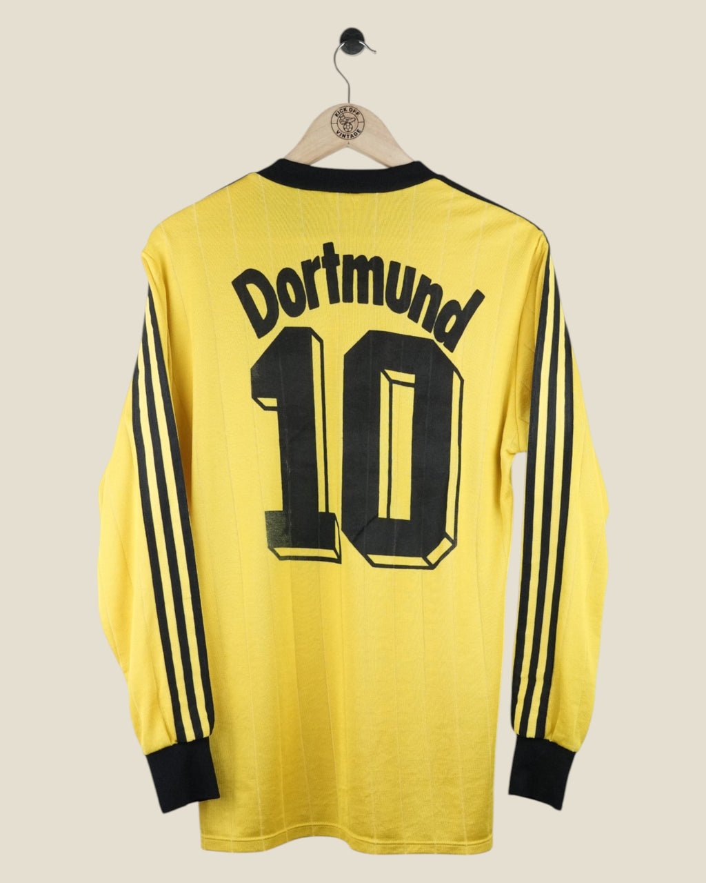 BORUSSIA DORTMUND 1989/90 MÖLLER HOME SHIRT L/S (M) ADIDAS