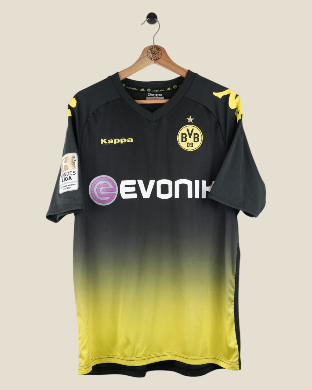 BORUSSIA DORTMUND 2011/12 GOTZE AWAY SHIRT (L) KAPPA