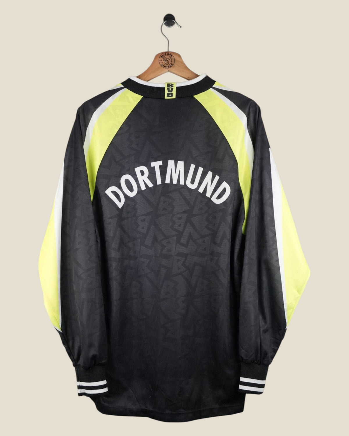 BORUSSIA DORTMUND 1995/96 AWAY SHIRT L/S (M) NIKE