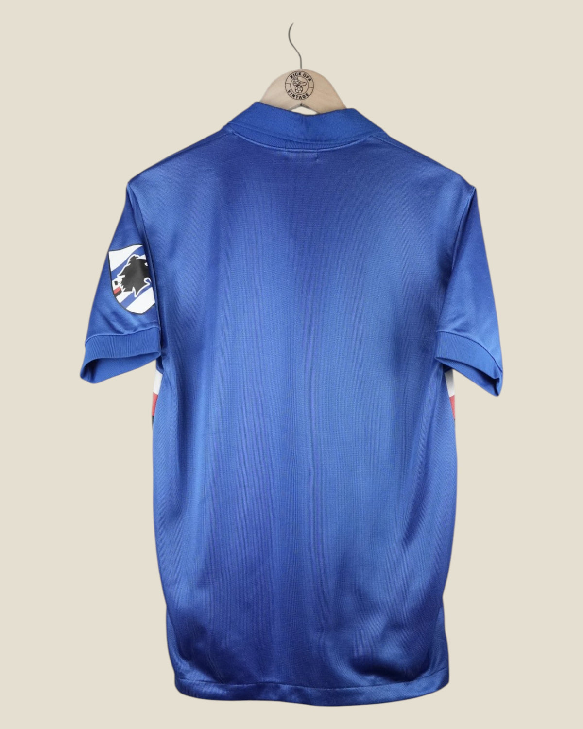 SAMPDORIA 1991/92 HOME SHIRT (M) ASICS