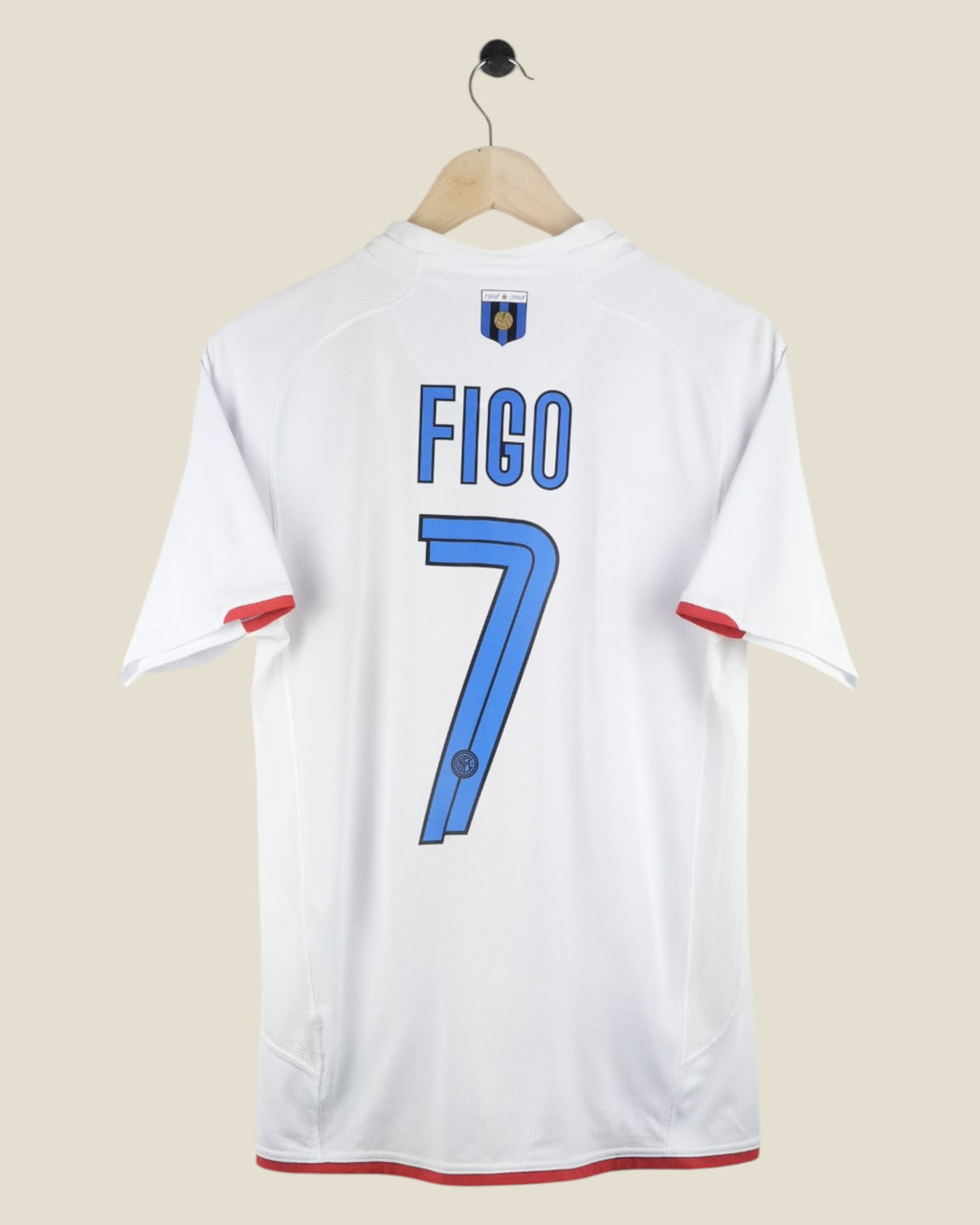 INTER MILAN 2007/08 FIGO AWAY SHIRT (S) NIKE