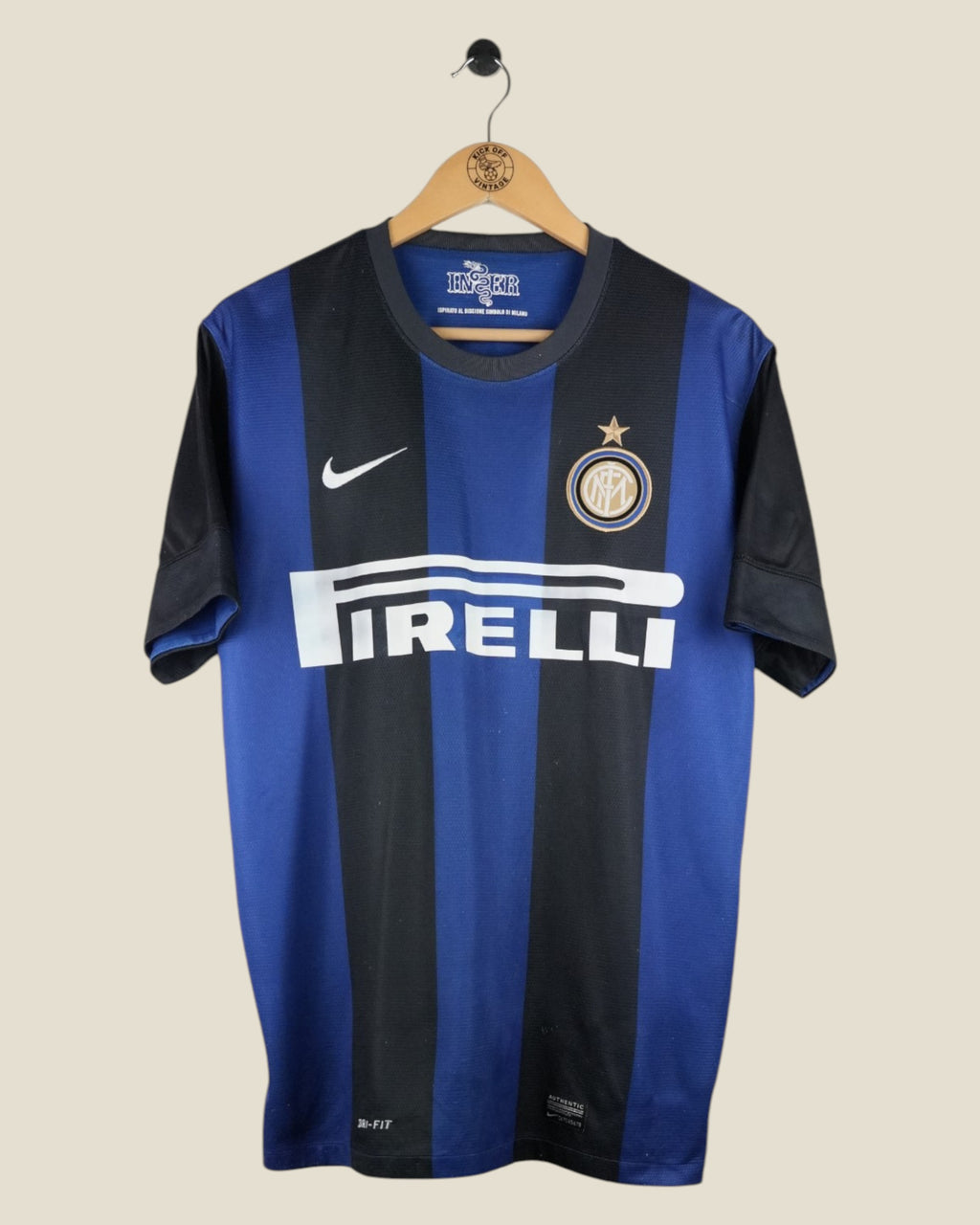 INTER MILAN 2012/13 ZANETTI HOME SHIRT (L) NIKE