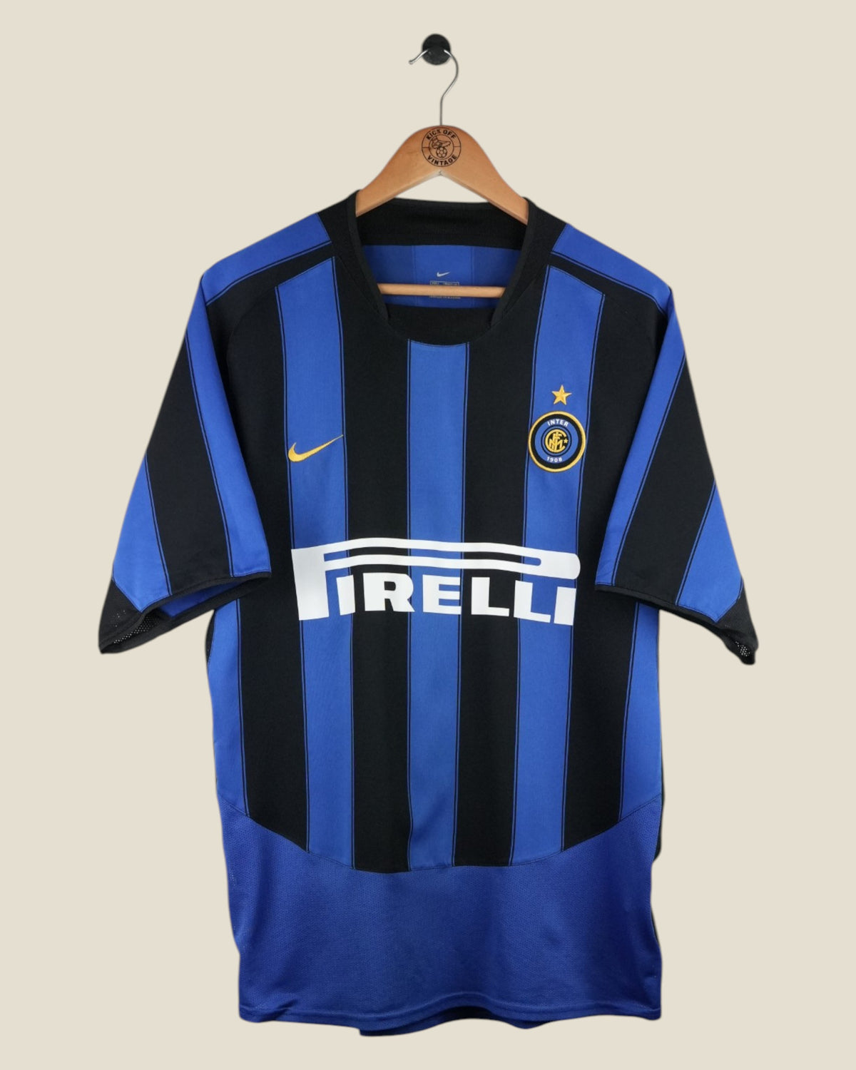 INTER MILAN 2003/04 ADRIANO HOME SHIRT (L) NIKE
