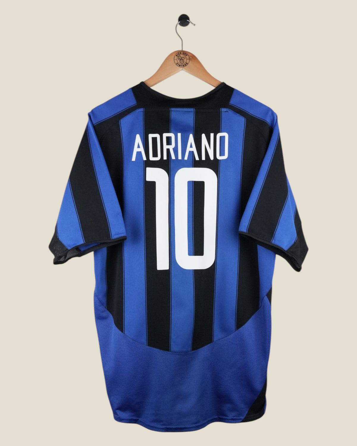 INTER MILAN 2003/04 ADRIANO HOME SHIRT (L) NIKE