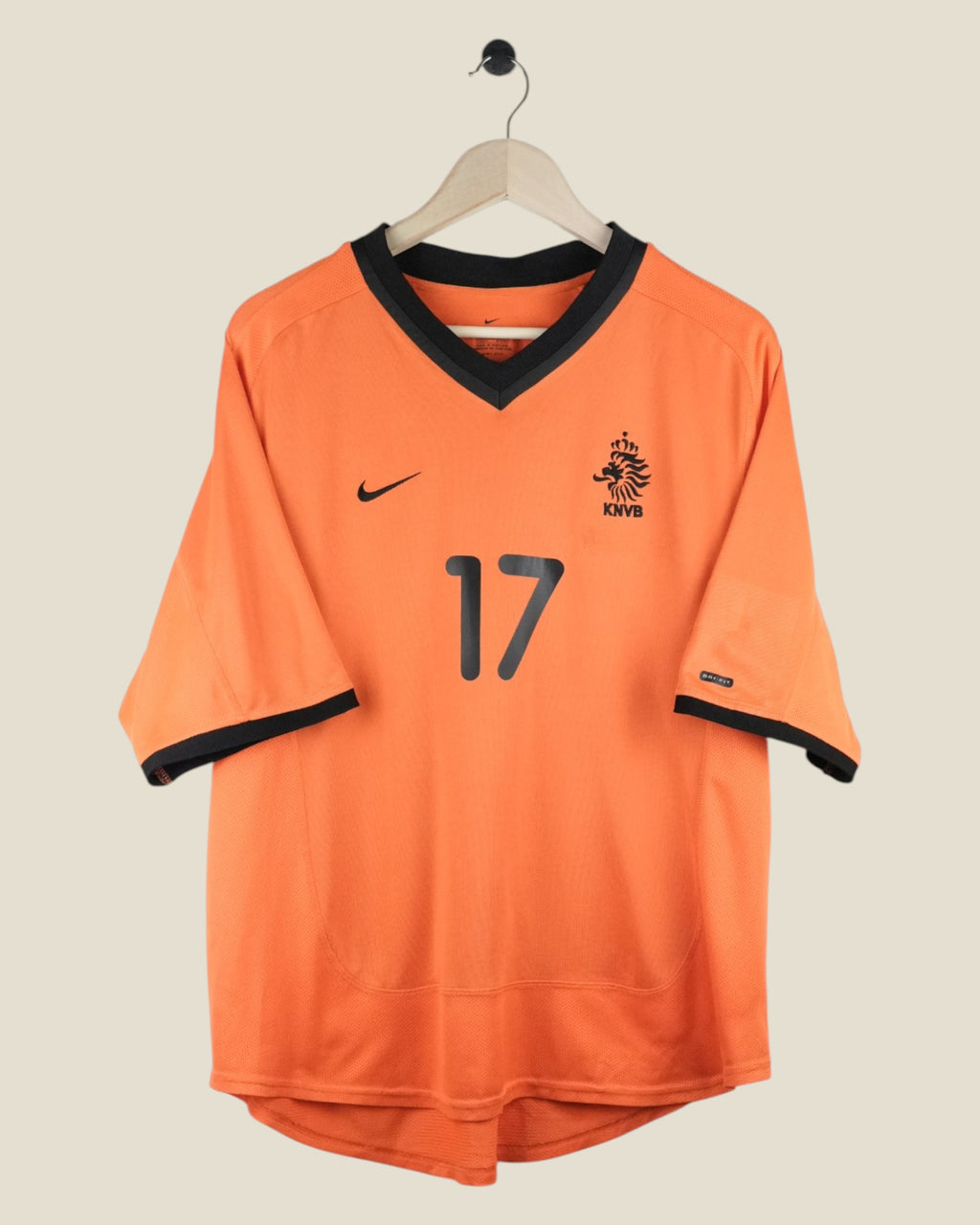NETHERLANDS 2000 VAN HOOIJDONK HOME SHIRT (L) NIKE