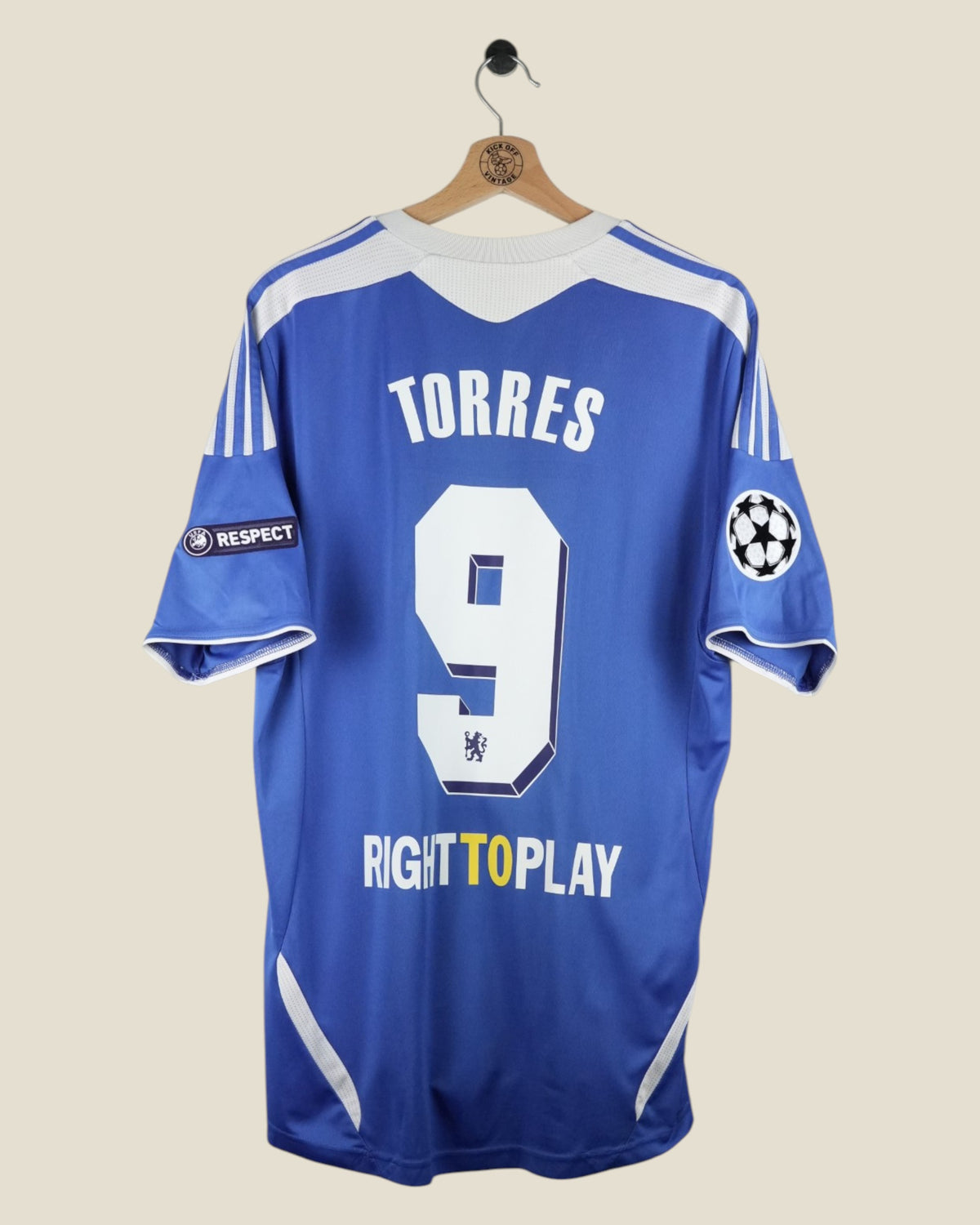 CHELSEA 2011/12 TORRES UCL HOME SHIRT (L) ADIDAS