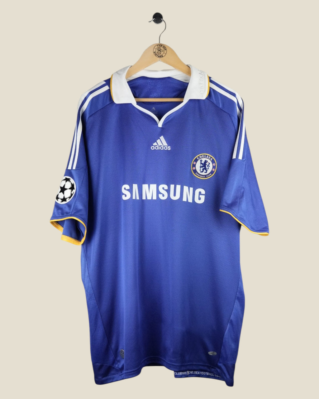 CHELSEA 2008/09 DROGBA UCL HOME SHIRT (XXL) ADIDAS