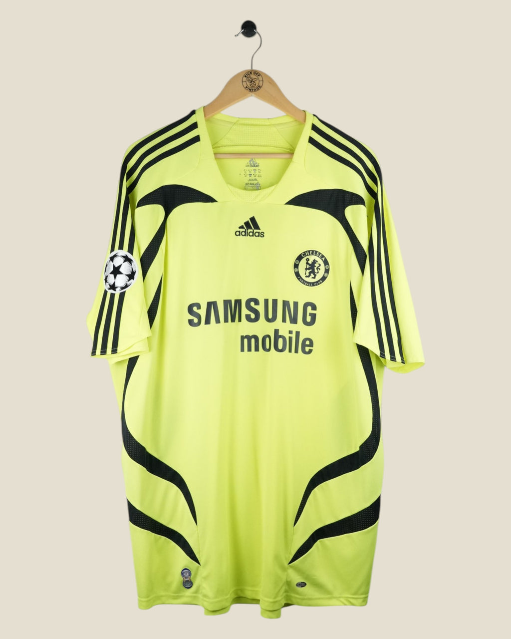 CHELSEA 2007/08 LAMPARD AWAY UCL SHIRT (XXL) ADIDAS