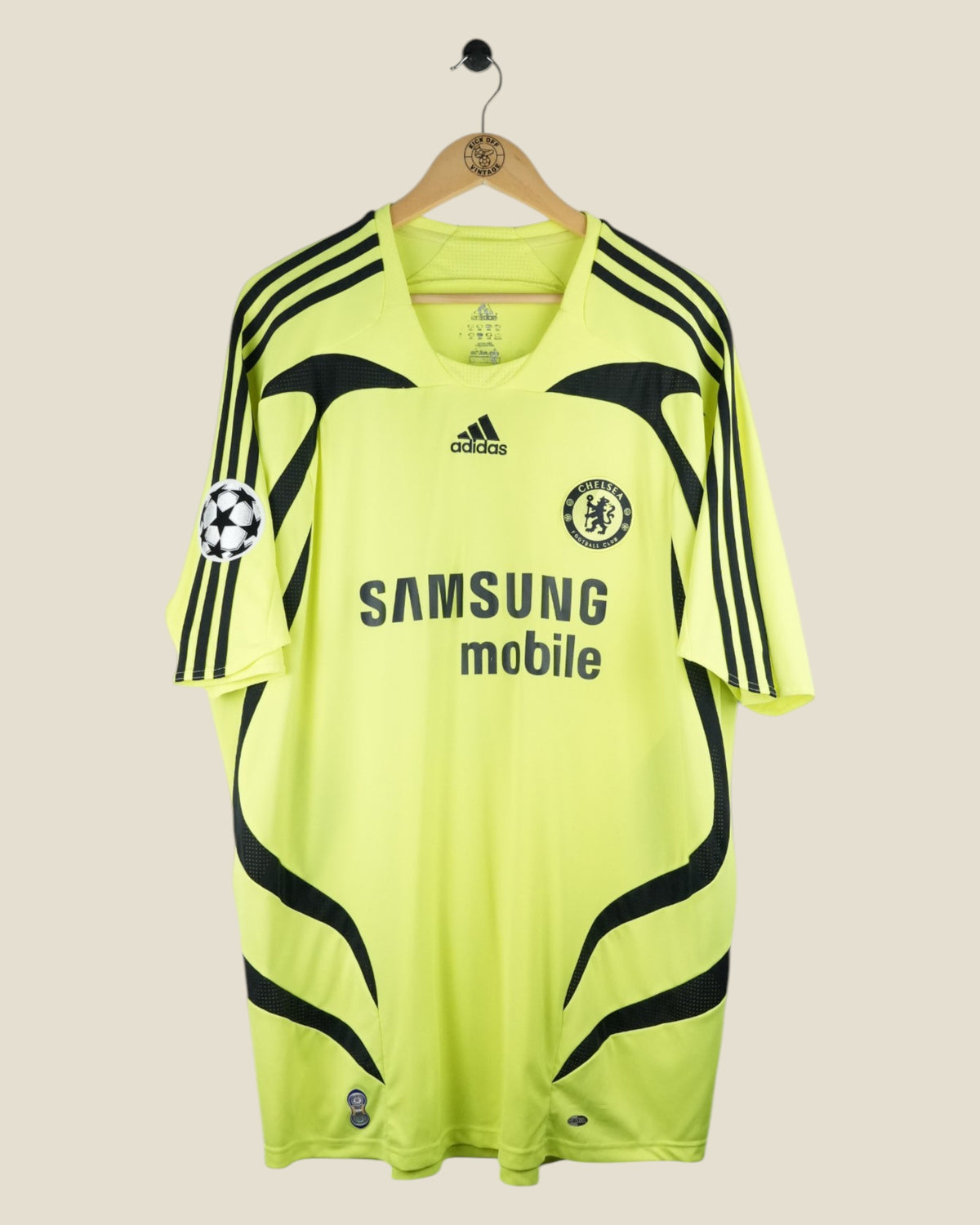 CHELSEA 2007/08 LAMPARD AWAY UCL SHIRT (XXL) ADIDAS
