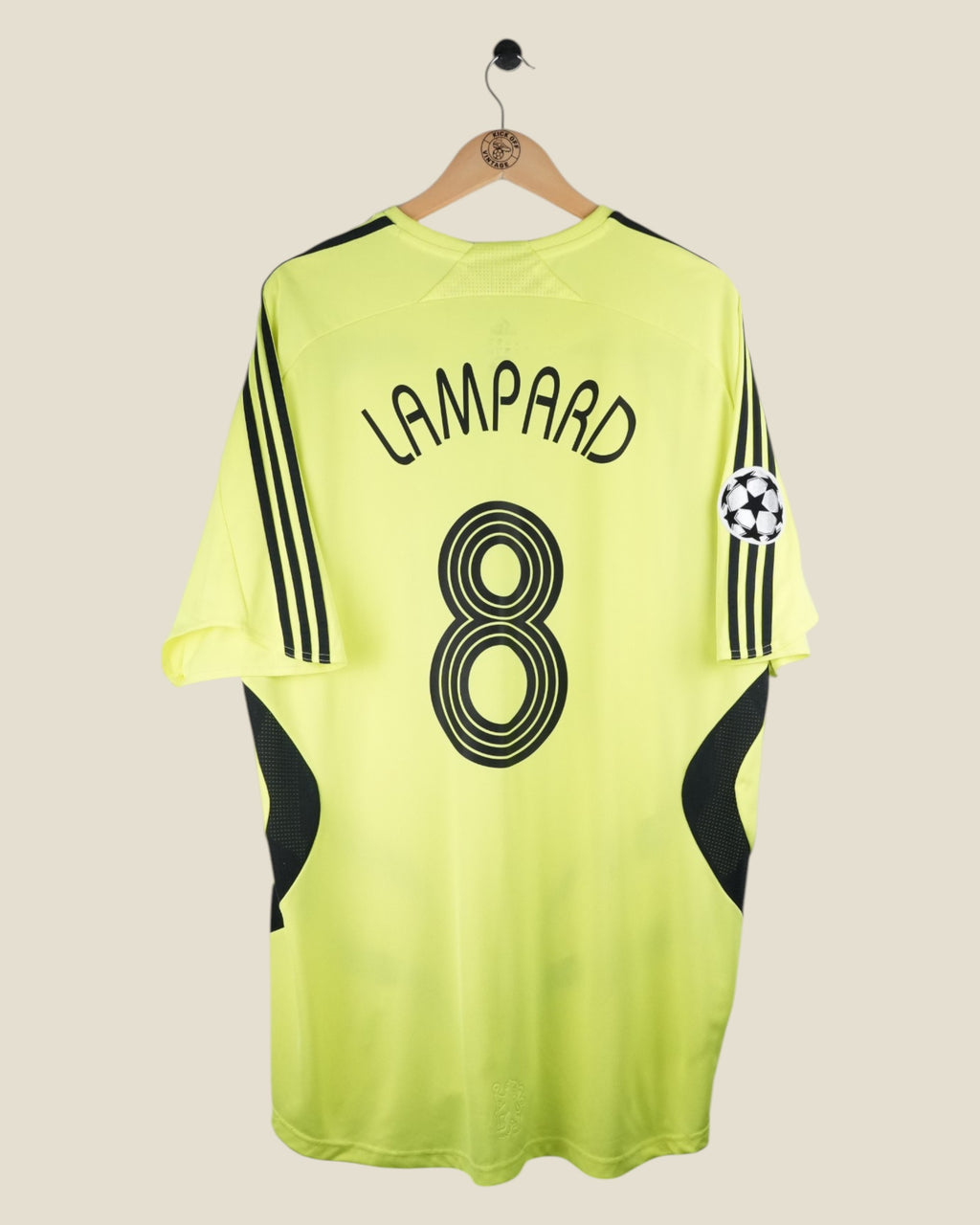 CHELSEA 2007/08 LAMPARD AWAY UCL SHIRT (XXL) ADIDAS