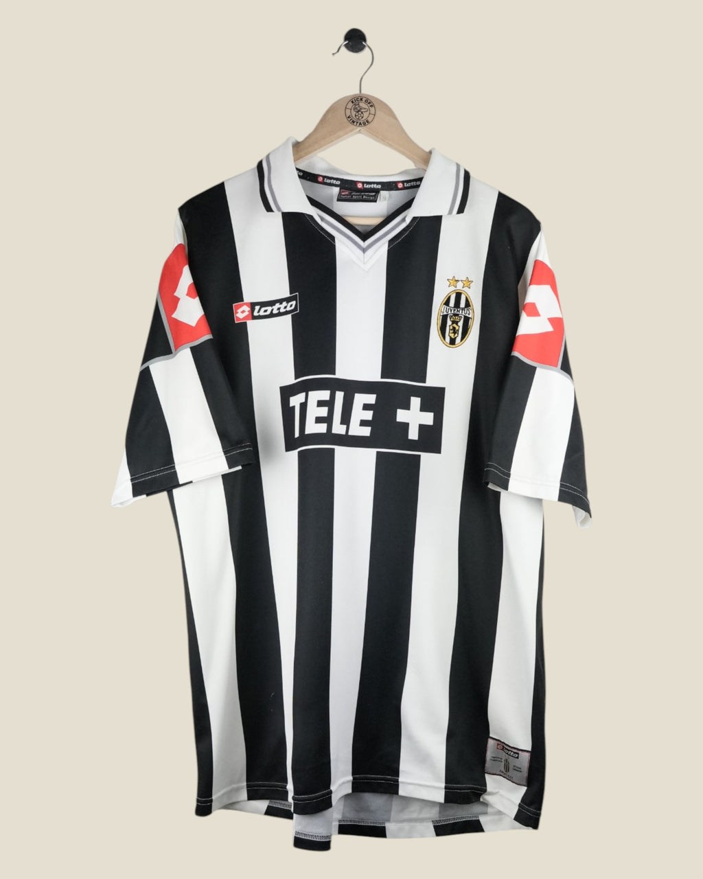 JUVENTUS 2000/01 DAVIDS CUP HOME SHIRT (XL) LOTTO