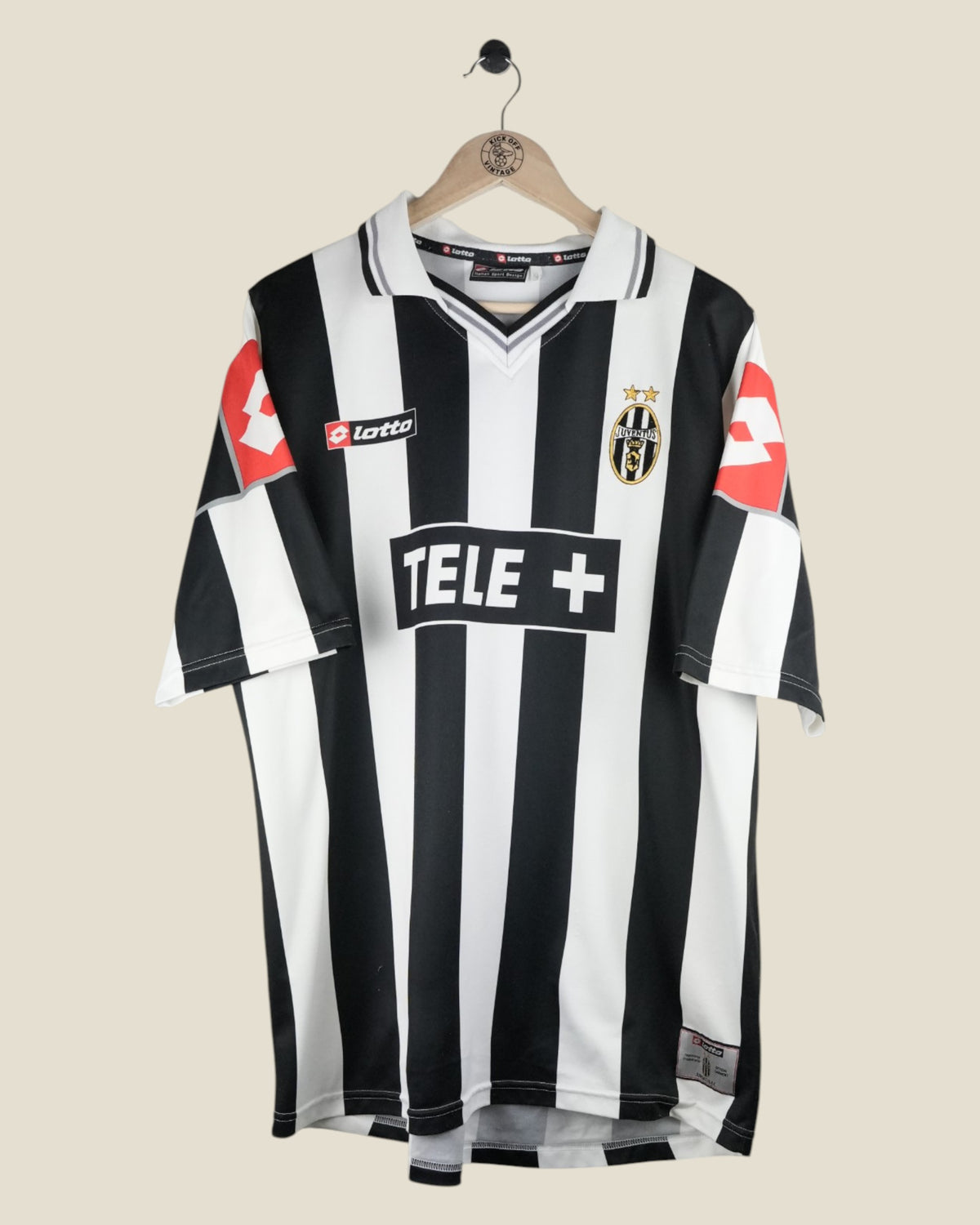 JUVENTUS 2000/01 DAVIDS CUP HOME SHIRT (XL) LOTTO