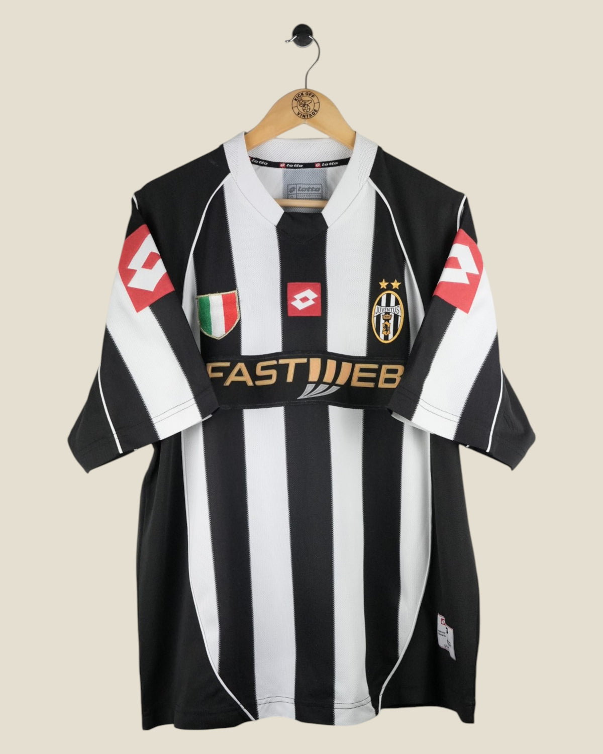 JUVENTUS 2002/03 DAVIDS HOME SHIRT (XL) LOTTO