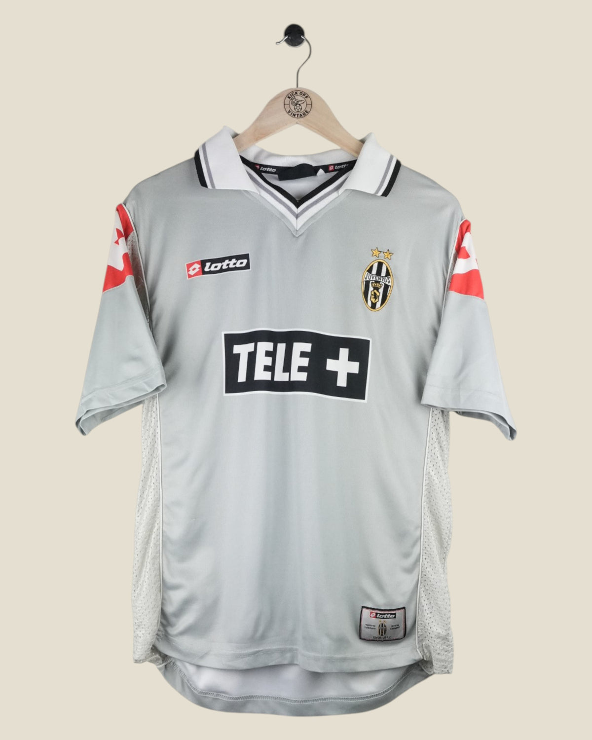 JUVENTUS 2000/01 ZIDANE CUP AWAY SHIRT (M) LOTTO