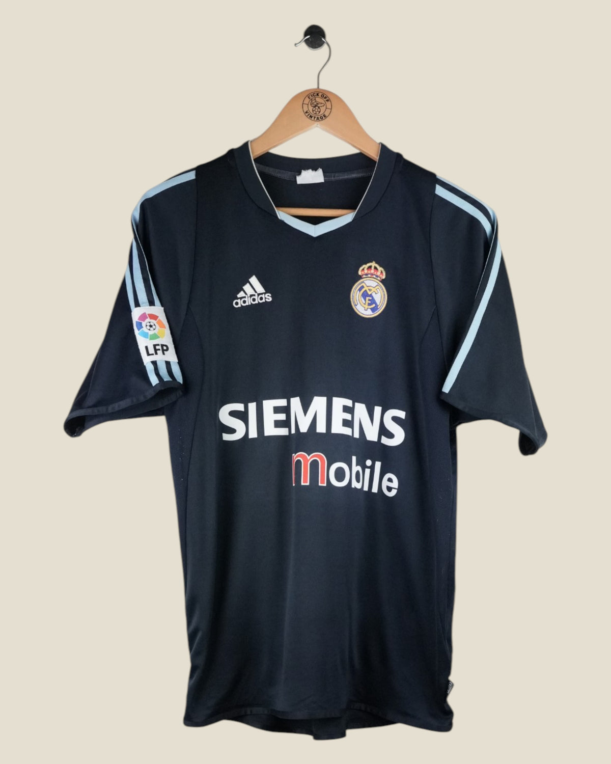 REAL MADRID 2003/04 RONALDO AWAY SHIRT (M) ADIDAS