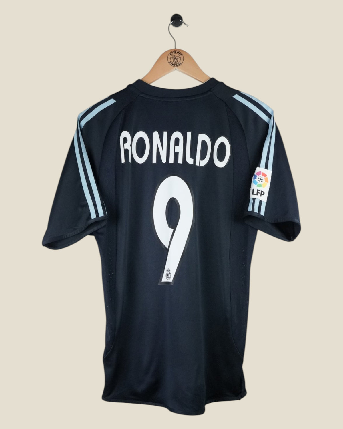 REAL MADRID 2003/04 RONALDO AWAY SHIRT (M) ADIDAS