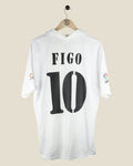 REAL MADRID 2002/03 FIGO HOME SHIRT (L) ADIDAS
