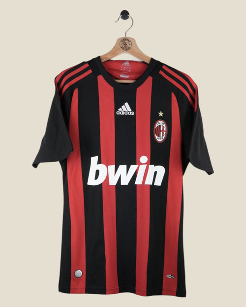 AC MILAN 2008/09 BECKHAM HOME SHIRT (M) ADIDAS