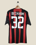 AC MILAN 2008/09 BECKHAM HOME SHIRT (M) ADIDAS