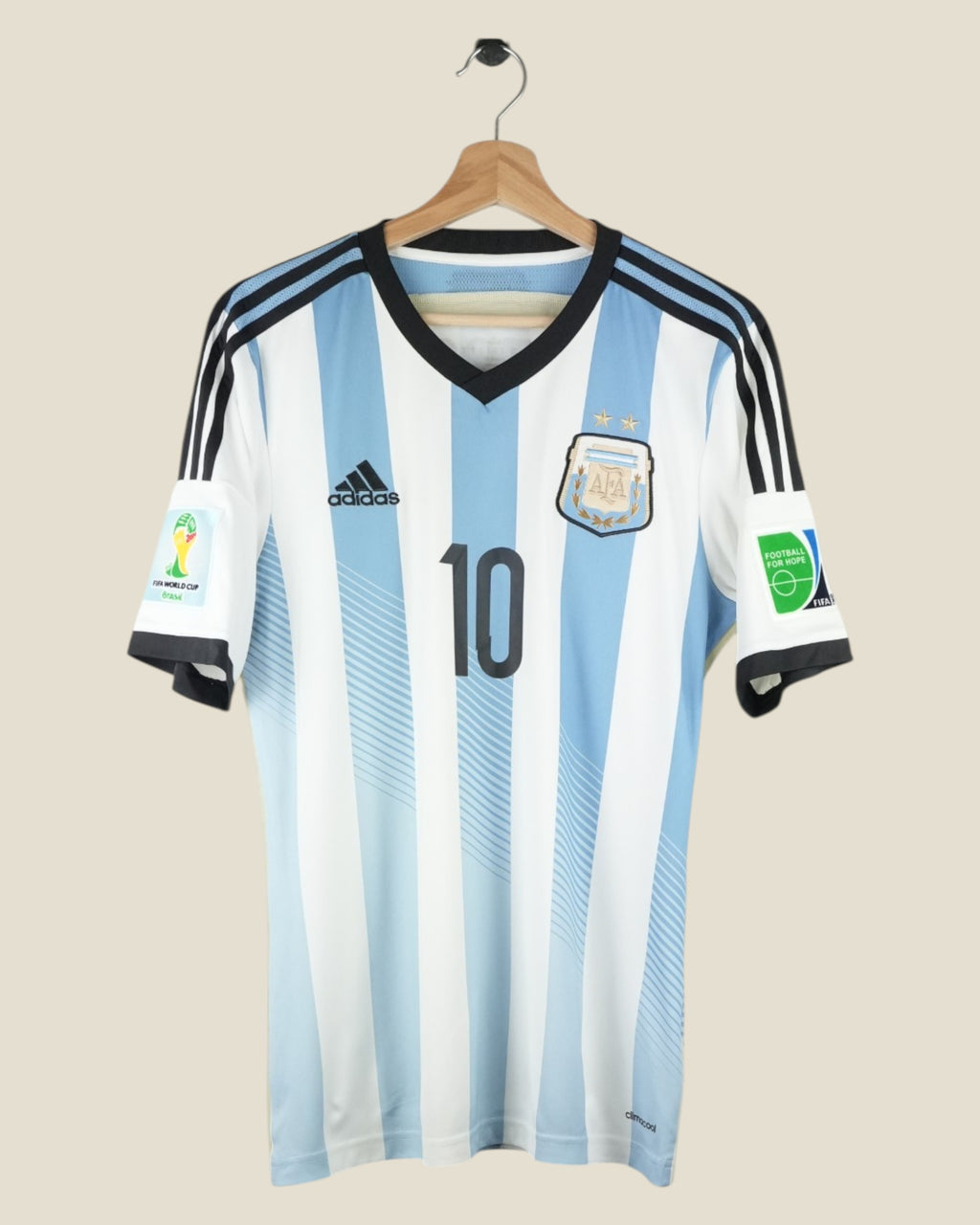 ARGENTINA 2014 MESSI WC HOME SHIRT (M) ADIDAS