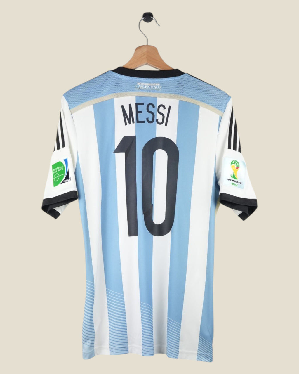 ARGENTINA 2014 MESSI WC HOME SHIRT (M) ADIDAS
