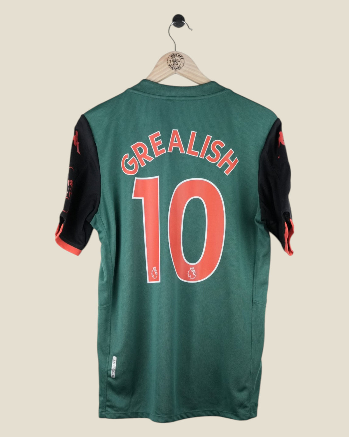 ASTON VILLA 2019/20 GREALISH THIRD SHIRT (M) KAPPA