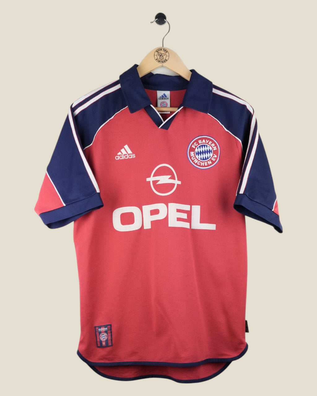 BAYERN MUNICH 1999/01 ELBER HOME SHIRT (S) ADIDAS