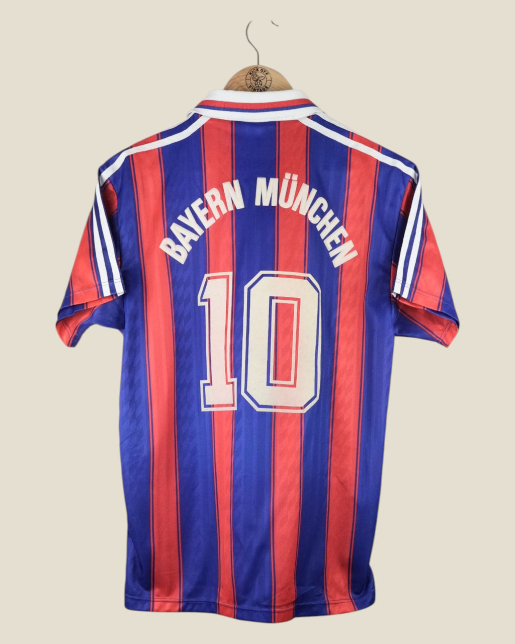 BAYERN MUNICH 1995/97 #10 HOME SHIRT (S) ADIDAS