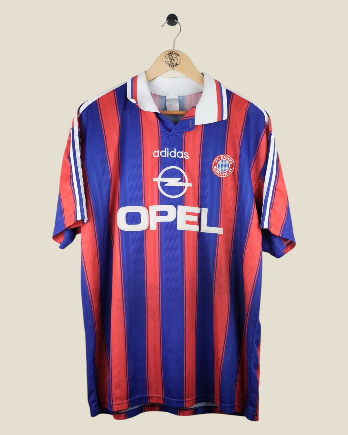 BAYERN MUNICH 1995/97 MATTHAUS HOME SHIRT (XL) ADIDAS