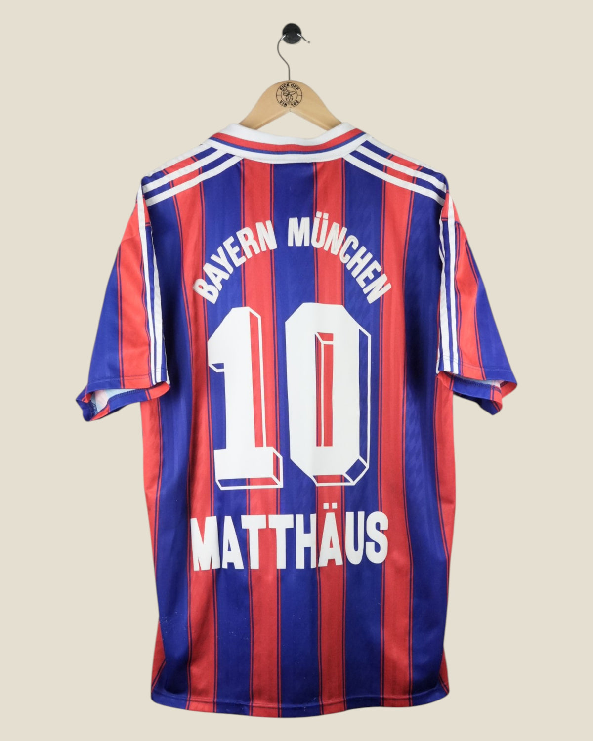 BAYERN MUNICH 1995/97 MATTHAUS HOME SHIRT (XL) ADIDAS